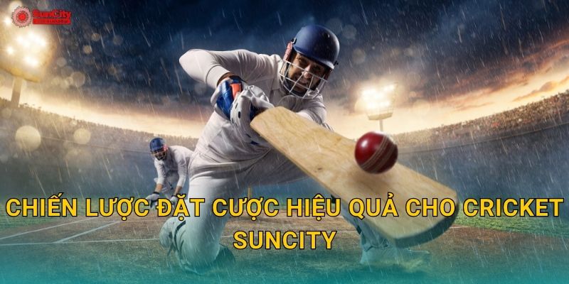 Chiến lược đặt cược hiệu quả cho Cricket suncity